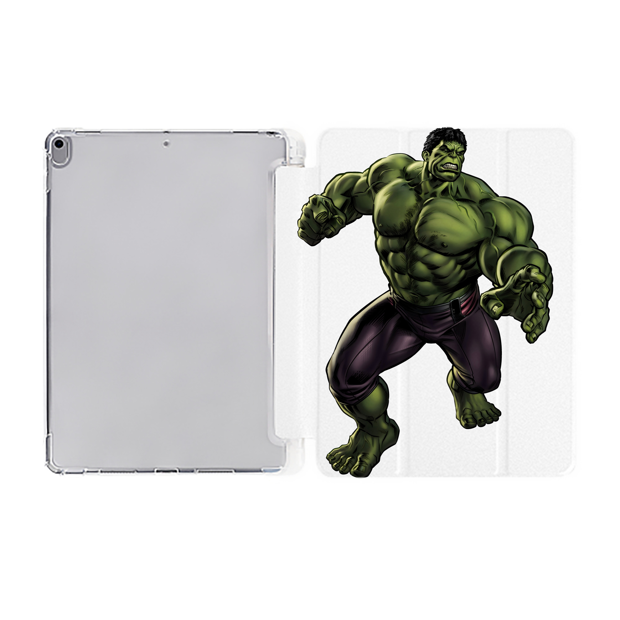 （画像用） アベンジャーズ The Avengers IPad ケース ペン収納付き 三つ折りスタンド PUレザー×シリコン 対応機種9.5/10.5/10.9インチ